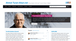 Desktop Screenshot of ahmetturanalkan.net